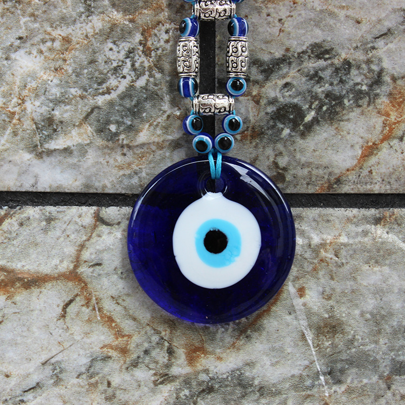 Personalized Mediterranean Craft Souvenirs Turkish Nazar Blue  Evil Eye Glasses Gift Perfect for Handbag/Car/Desk Decoration