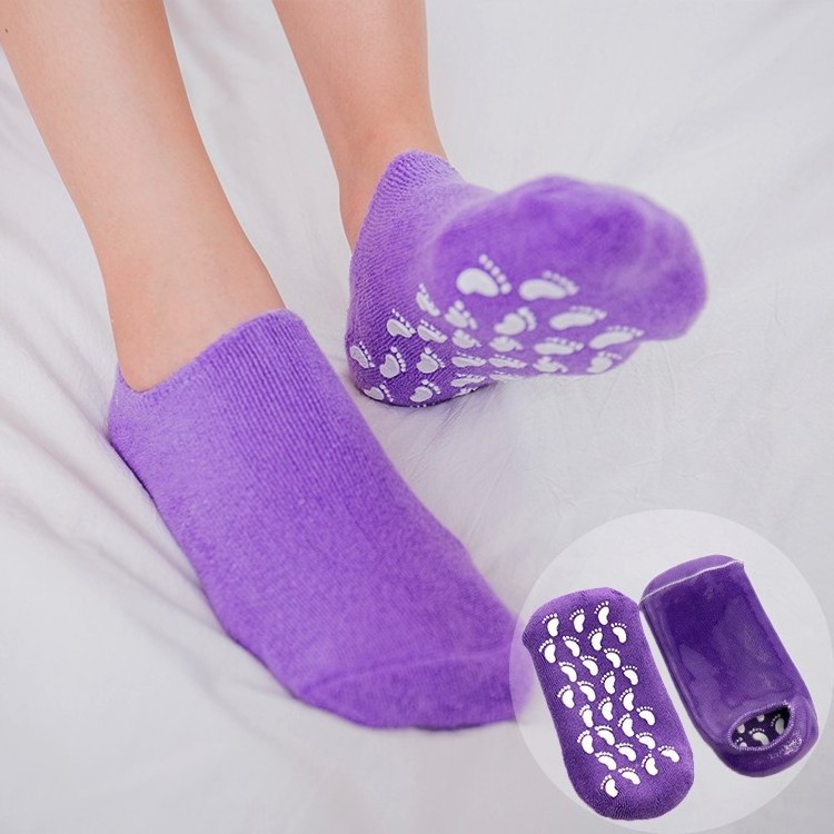 OEM Moisturizing Gel Socks Exfoliating Essential Oil Socks Moisturizing Whitening gel socks