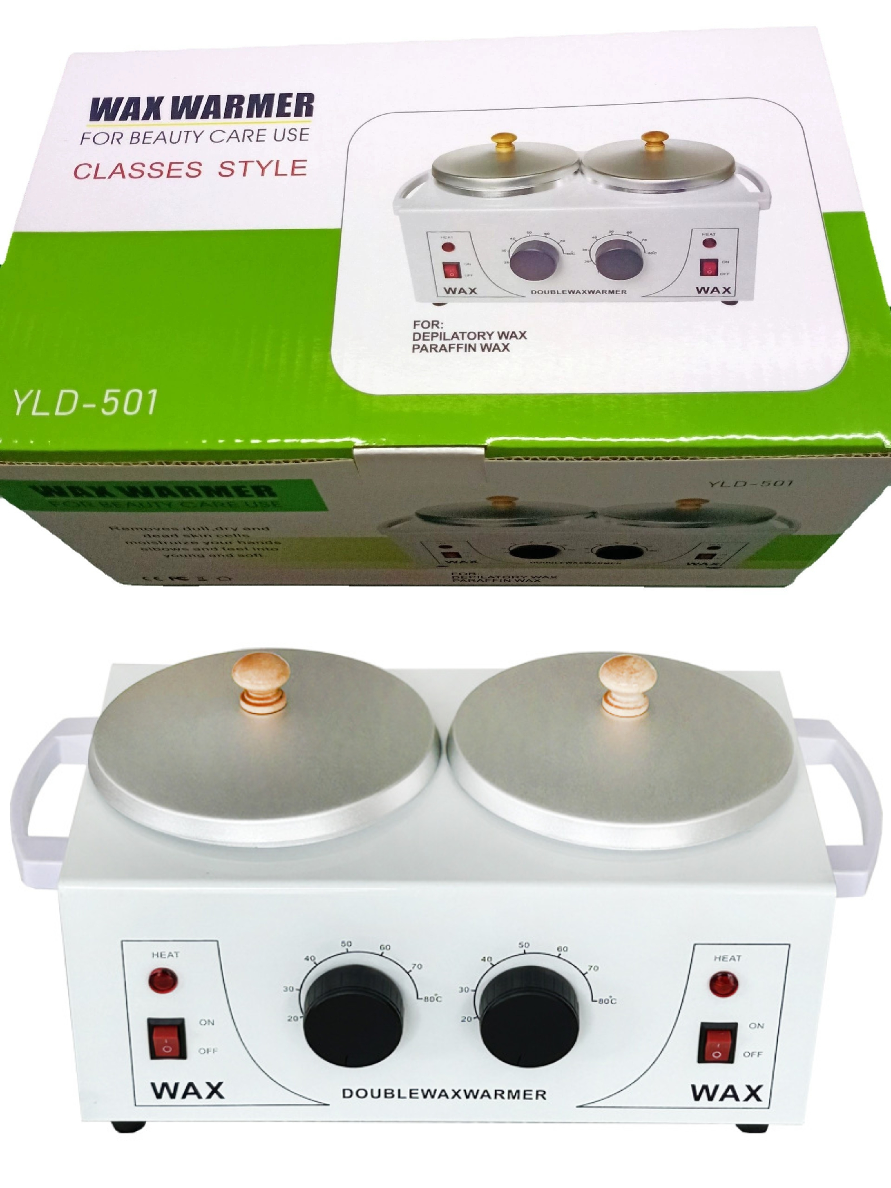 Private Label 1200cc Aluminum Wax Warmer Pot Double Wax Heater for Depilatory