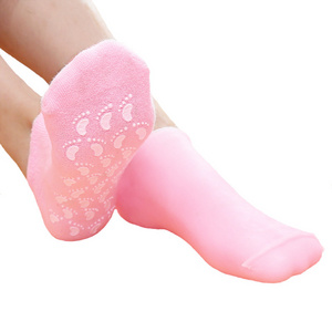 OEM Moisturizing Gel Socks Exfoliating Essential Oil Socks Moisturizing Whitening gel socks