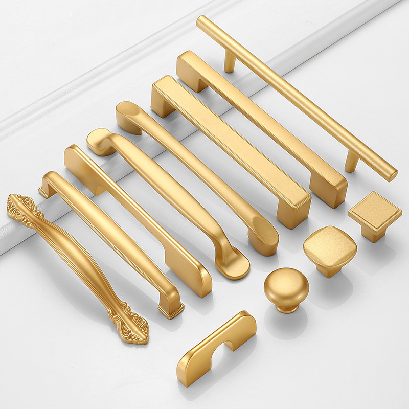 Gold  modern cabinet pulls gold knobs for cabinets and drawers closet door knobs cabinet door knobs