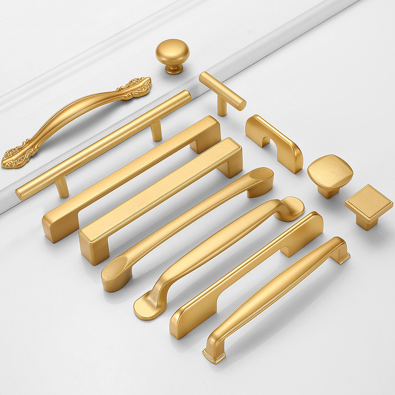 Gold  modern cabinet pulls gold knobs for cabinets and drawers closet door knobs cabinet door knobs