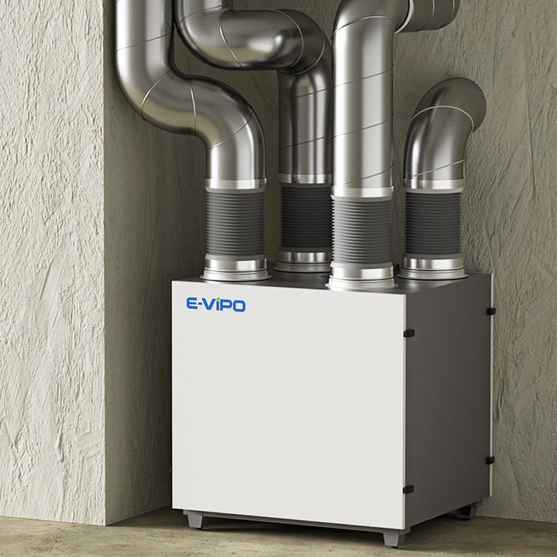 CO2 RH Sensor HRV Heat Recovery Ventilation Unit Air Recuperater Energy Saving Mechanical Controlled MVHR Ventilation