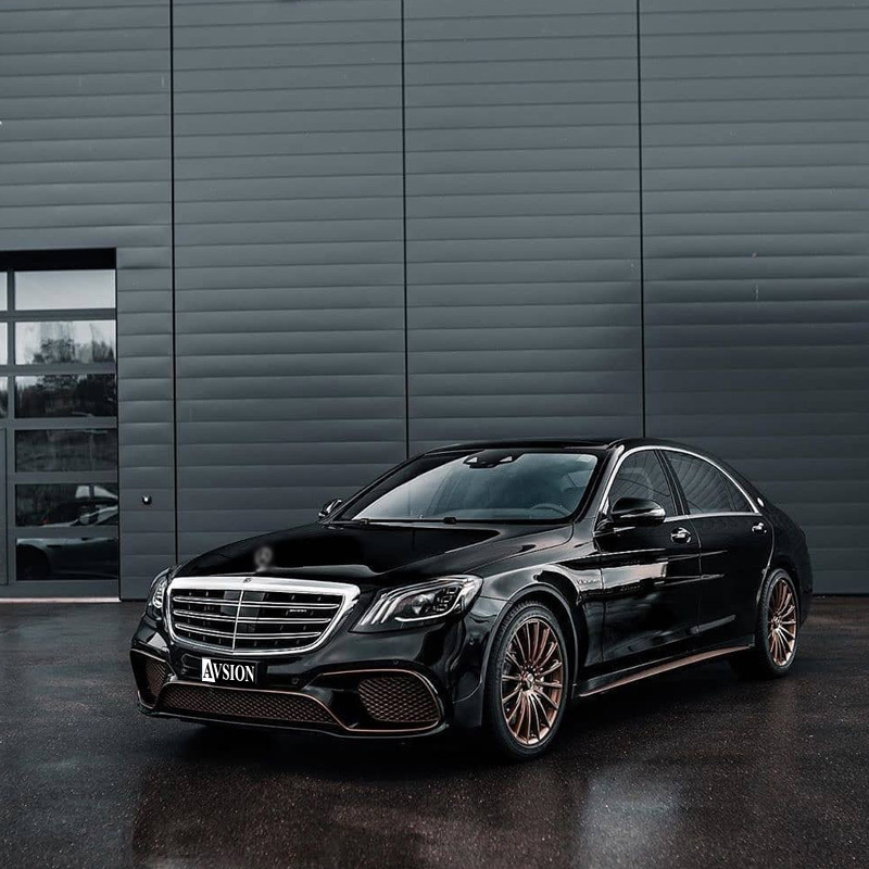 Body kits suitable for Mercedes Benz S-class W222 change to S65 AMG Front/Rear bumper assembly Car parts high quality