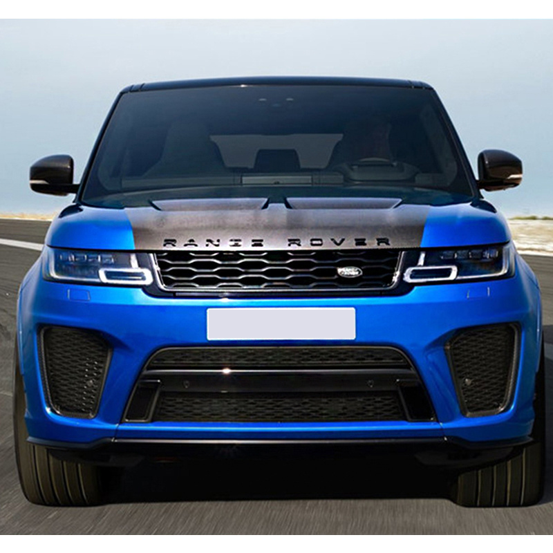 For RANGE ROVER SPORT L494 2014 2015 2016 2017 modified 2018 SVR model body kit with front bumper headlight taillight fender