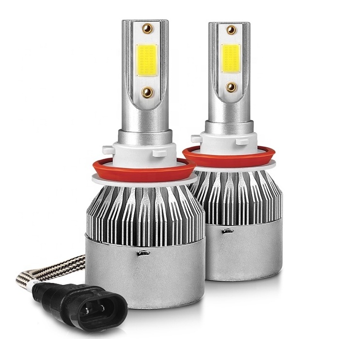 Car auto light C6 LED Headlight H1 H3 H7 H4 H11 9005 9006 LED Headlight 36W 72W led headlight bulbs C6