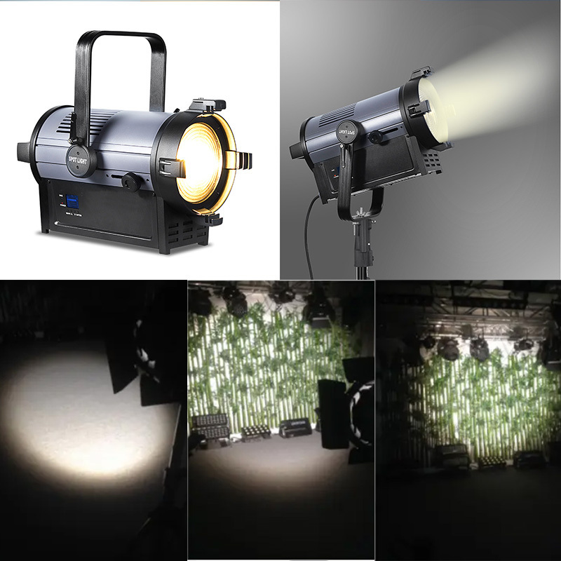 RGBAL 5 IN 1 350W DMX RDM Control COB Follow Spot Light night bar DJ disco stage lights theater wedding projection Par spotlight