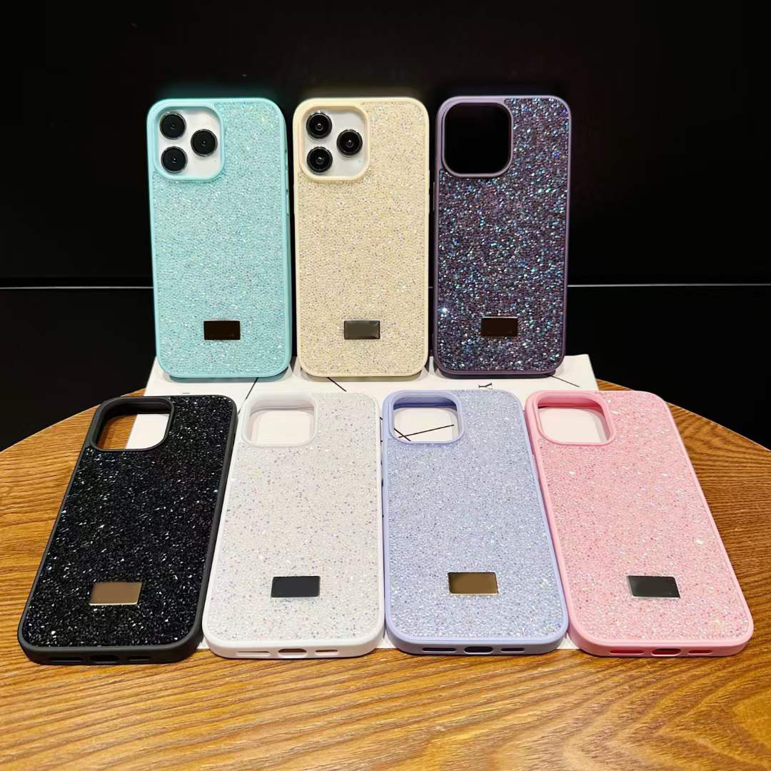 Luxury Tpu Soft Mobile Cover Glitter Shining Mobile Phone Case For Iphone 15 Pro Max All Model Back Cover