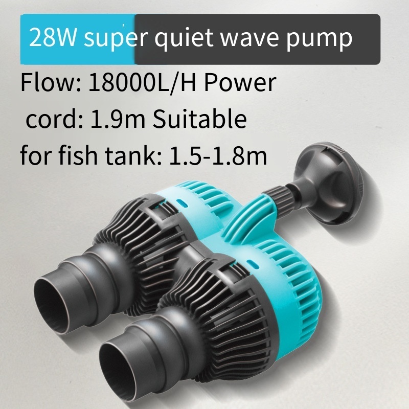 Ultra-quiet and powerful mini aquarium flow pump submersible surf pump double head wave pump