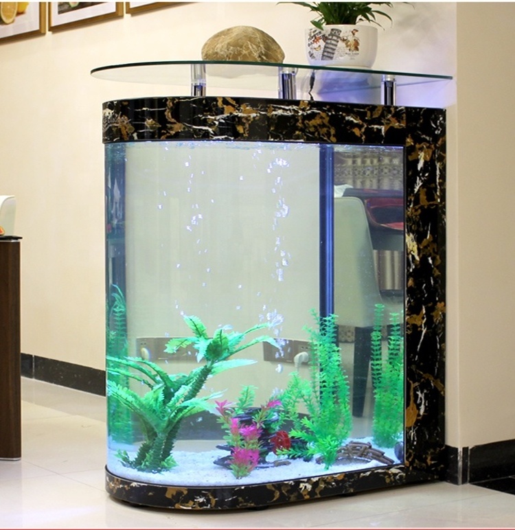 Transparent large acrylic aquariums table fish tank for sale