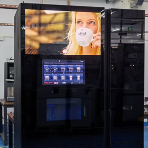 Big Commercial Coffee Vending Machine with Inner Ice Maker New Business Idea to Make Money at Pump Water/tap Water