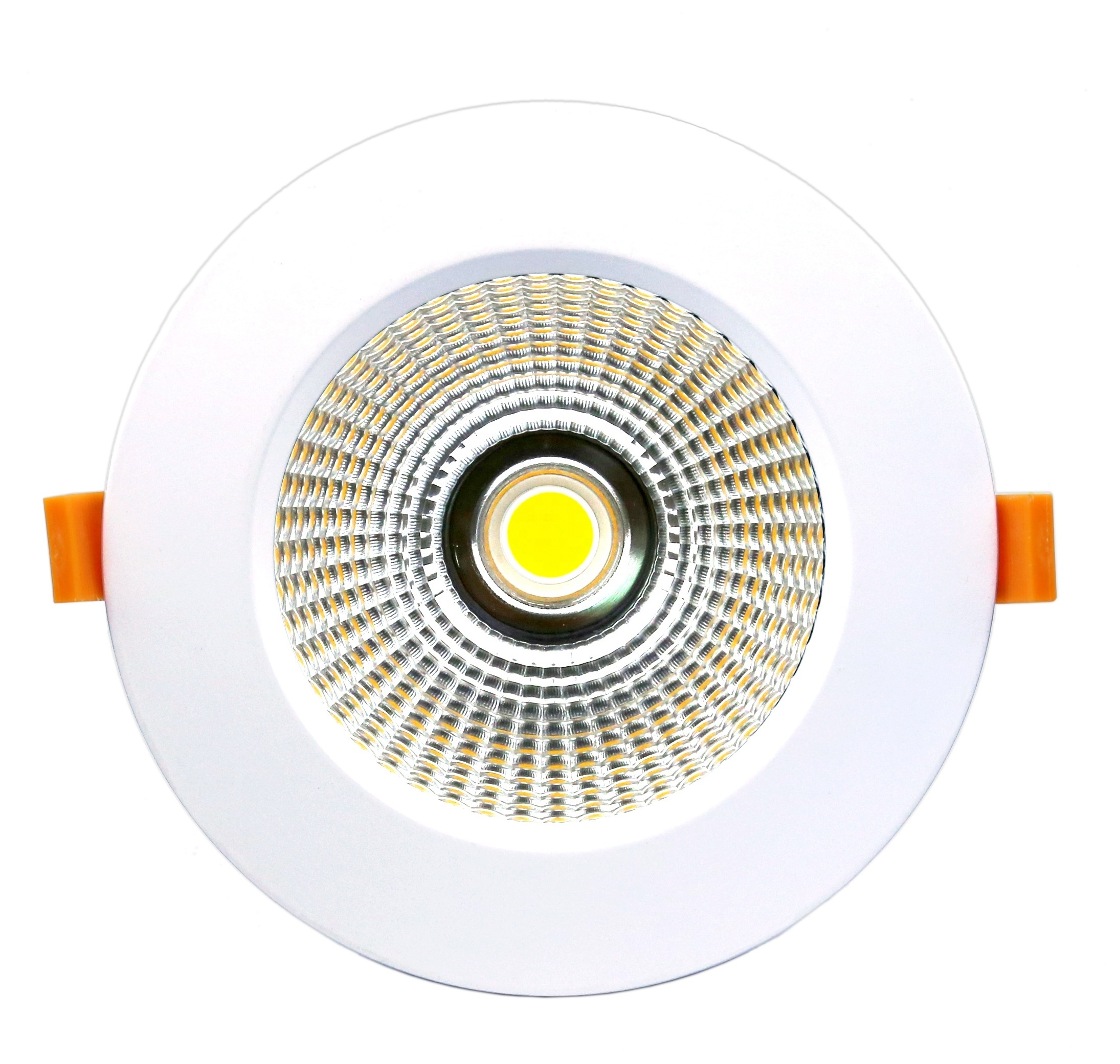 Indoor Commercial Mall Modern Led Downlights Anti Glare Recessed Ceiling Downlight Fixture Dimmable Cob Led Down Light 15W