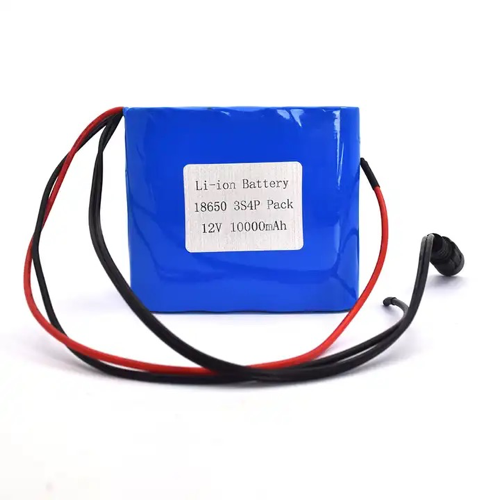 Li-ion battery 18650 3S4P pack 12V 10000mAh For Medical Device