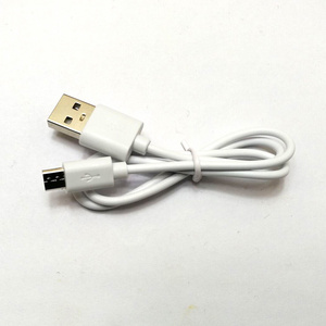 50cm micro PVC 1A usb cable short usb cable power bank charging cable headsets charging Cord 0.5m