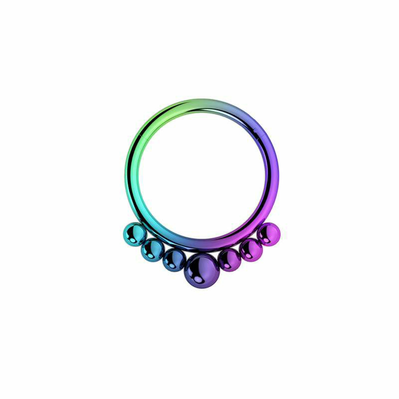 Evorte Surgical Septum Clicker Nose Ring For Pierced Nose Clip On Nose Piercing Tarnish Free Ear Piercing Body Jewelry Wholesale