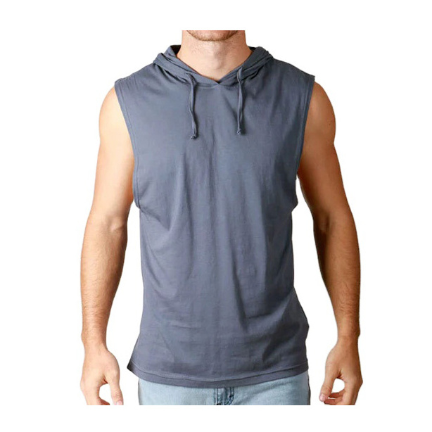 Gym Fitness Wear 2024 Polyester Material Solid Color tank top High Quality Wholesale Best Design Sleeveless Men Tank Top