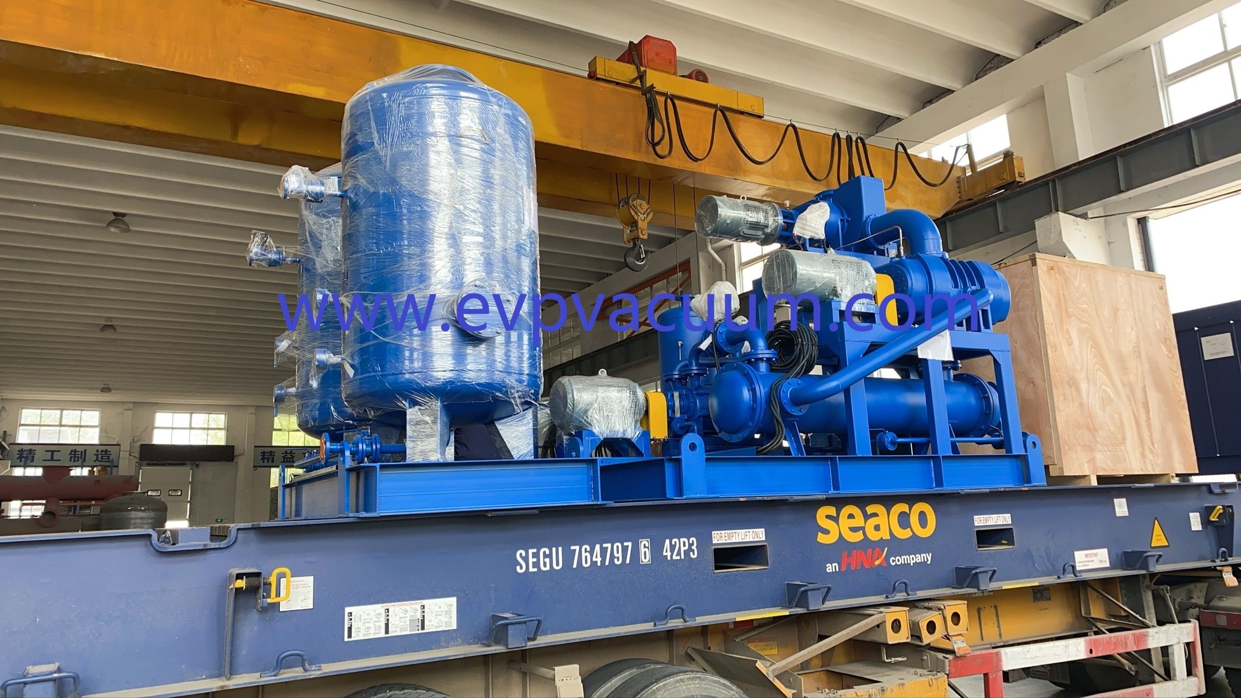 water cooled roots vacuum unit liquid ring vacuum pump system for vacuum distillation unit in oil refinery