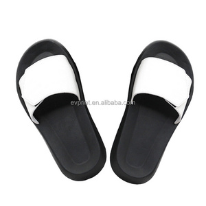 New Arrival Customized Logo Printable Adjustable Slides Sandals Sublimation Blank Slide Slipper