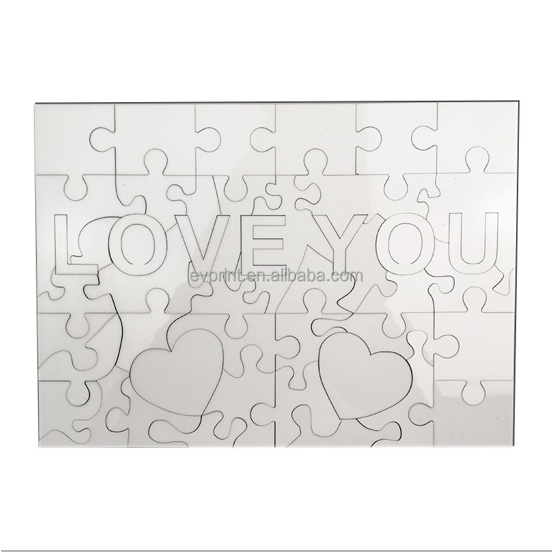 Photo Custom Wood Puzzle For Heat Press DIY Crafts Toy Sublimation Blank Love Jigsaw Puzzles