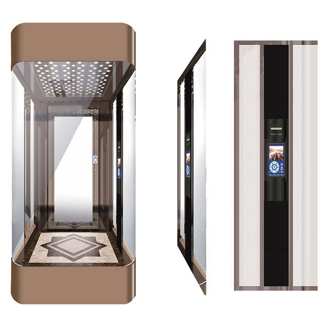 Indoor Home Elevator For 2 Person Villa Passenger Lift