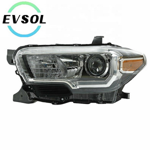 High Quality Auto Lighting System Car HEAD LAMP Semi-Black led DRL Headlight For Toyota Tacoma 2016 2017 2018 2019 USA Type