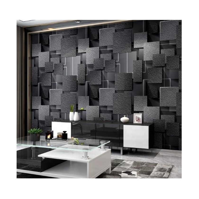 Decor Wall Paper 3D Marble Accent Wallpaper