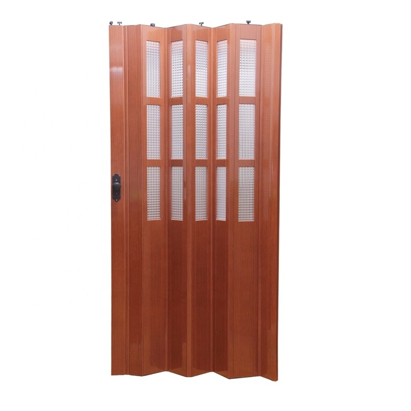 Honeycomb PVC Folding Accordion Door With Locks