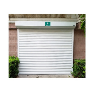 Modern Entry Vertical Bifold Glass Garage Doors Insulated