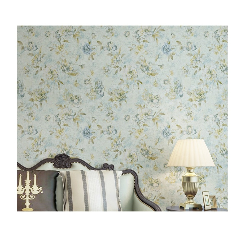 Cheap Non-woven  Wall Paper 3D Bedroom Wallpaper