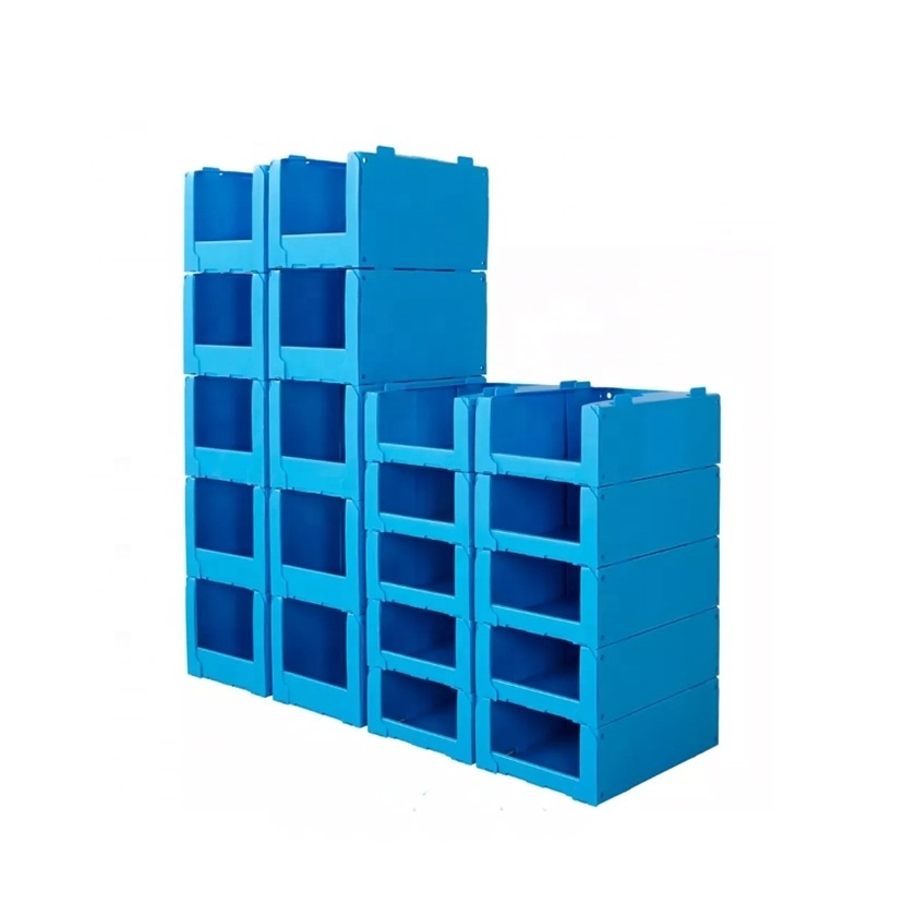 Correx Stackable Picking Bins Corrugated Plastic Storage Bins Wholesale