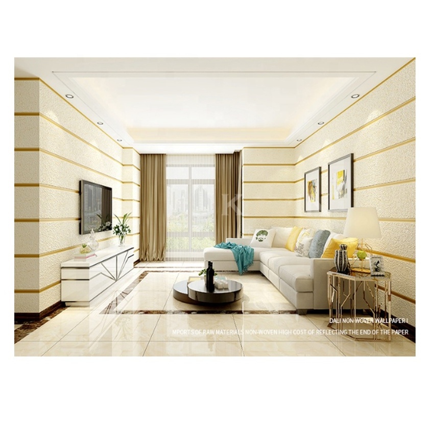 3D Embossed Modern Wallpaper For Walls Roll Wall Paper Home Decor