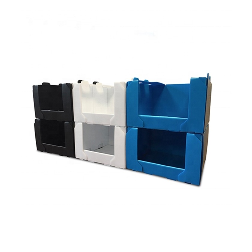 Correx Stackable Picking Bins Corrugated Plastic Storage Bins Wholesale