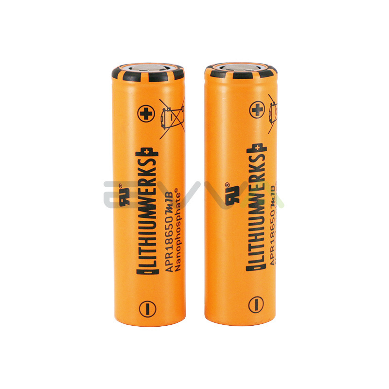 Lithium Werks APR18650M1B 3.3V 1200mAh Cylindrical LiFePo4 18650 High Power 25C LFP Battery for Medical Equipment