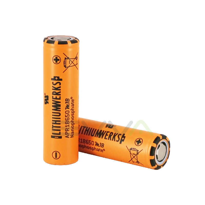 Lithium Werks APR18650M1B 3.3V 1200mAh Cylindrical LiFePo4 18650 High Power 25C LFP Battery for Medical Equipment