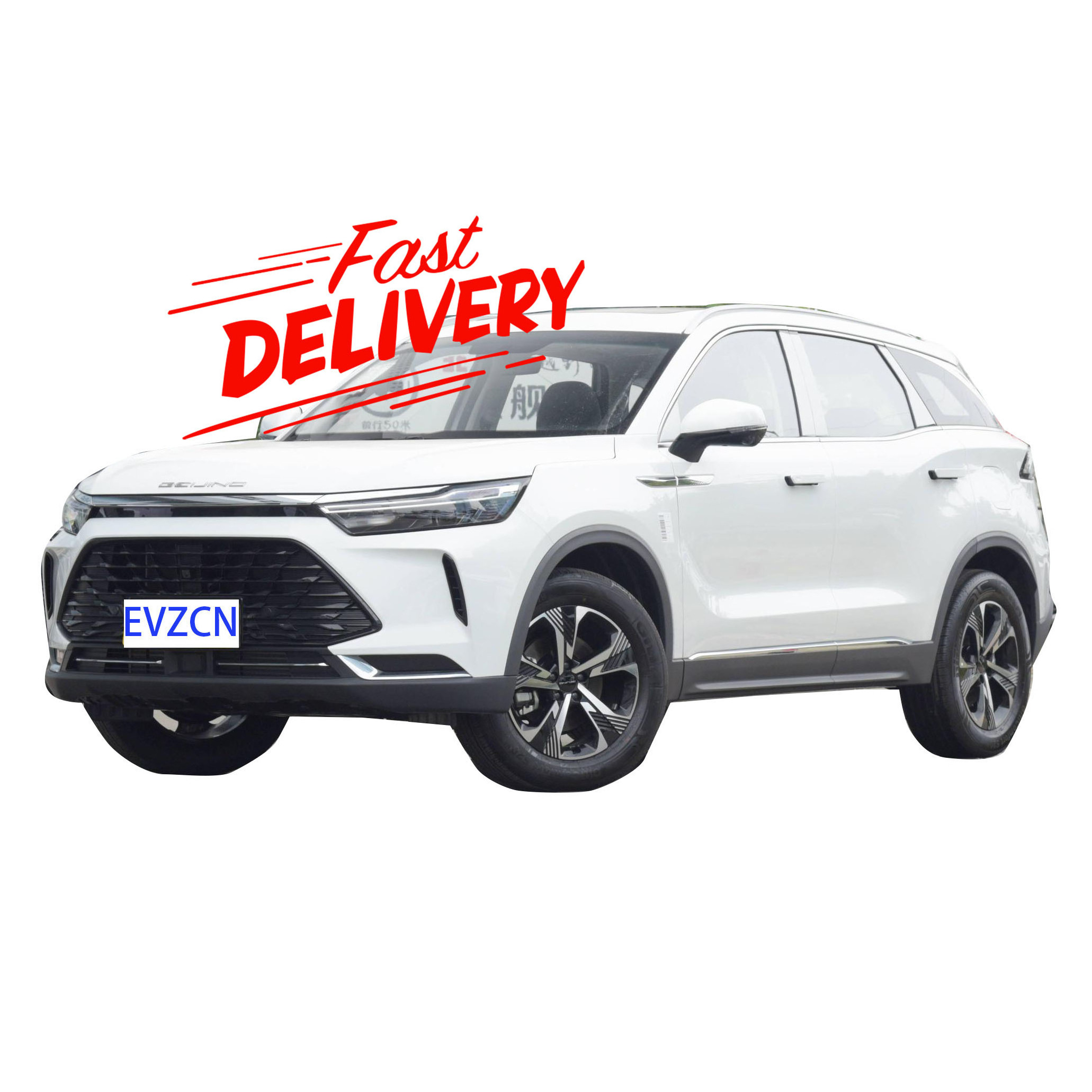 Baic New Energy Vehicles Bei Jing White X7-PHEV Compact SUV Gas Hybrid Ternary Lithium Battery Electric Car