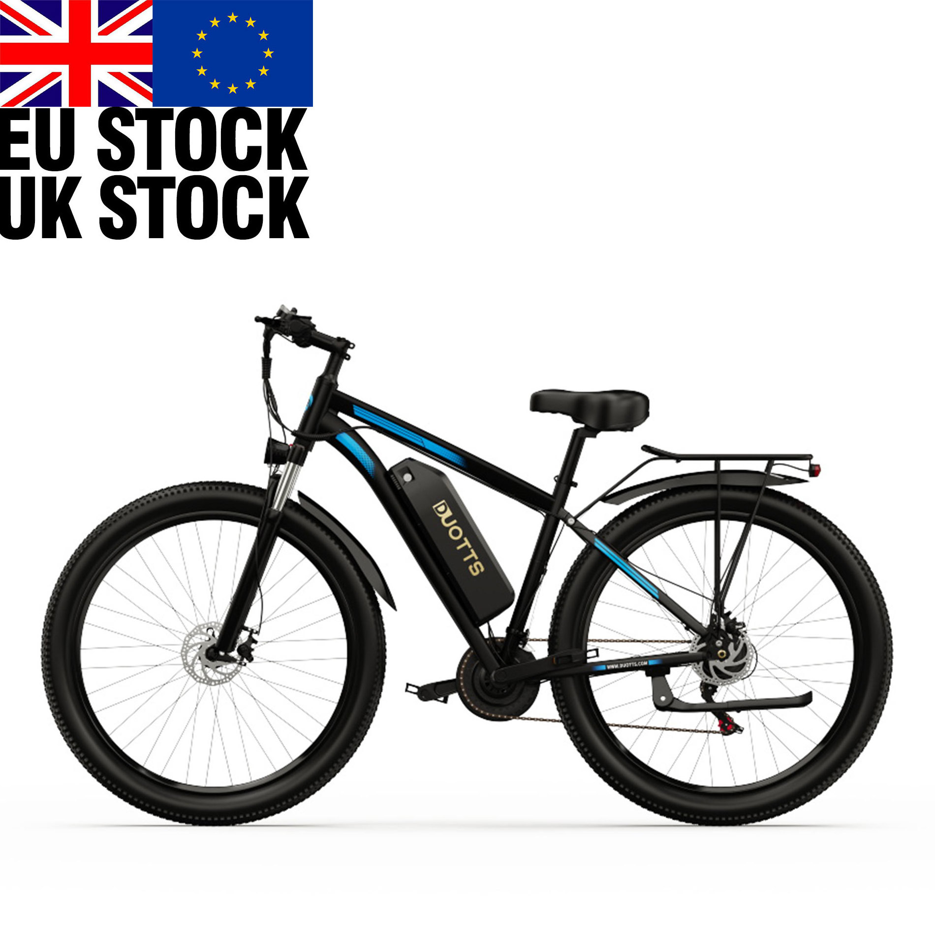 EU UK Warehouse DUOTTS C29 48V 15Ah 50km/h Electric Bicycle 29 Inch Road Tire 750W Mountain Electric Bike Dropshipping