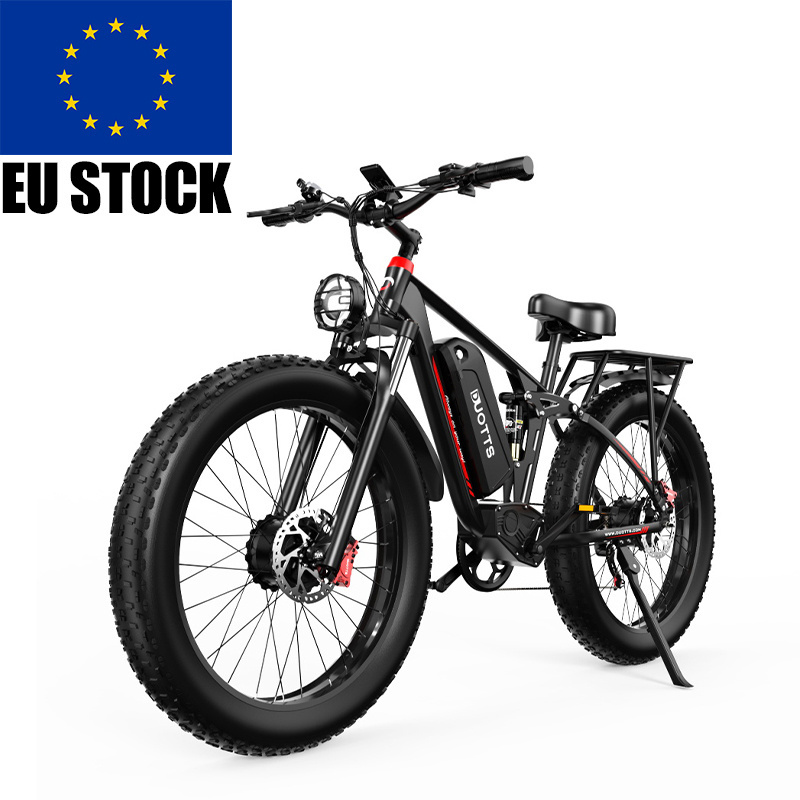 EU Warehouse DUOTTS S26 Dual Motor Electric Bike 20AH Battery Removable Snow Mountain Fat Tire Off-road Ebike Dropshipping