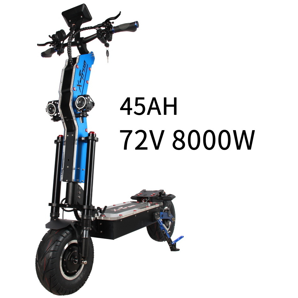 X-Tron VIPER 72V 8000W 13 inch off-road tire electric scooter flj two motor scooter for adults