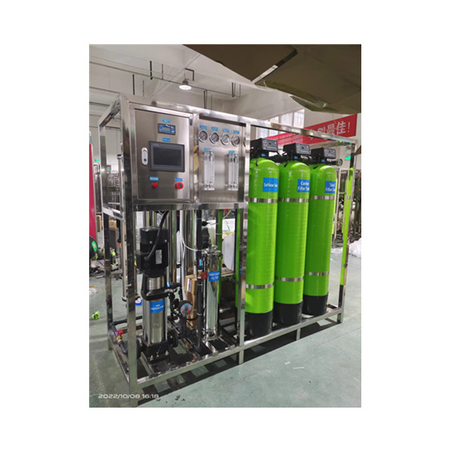 Remote Control 1000LPH/6000GPD Ro Water Treatment Equipment Plant with PLC Touch Screen  For Sale