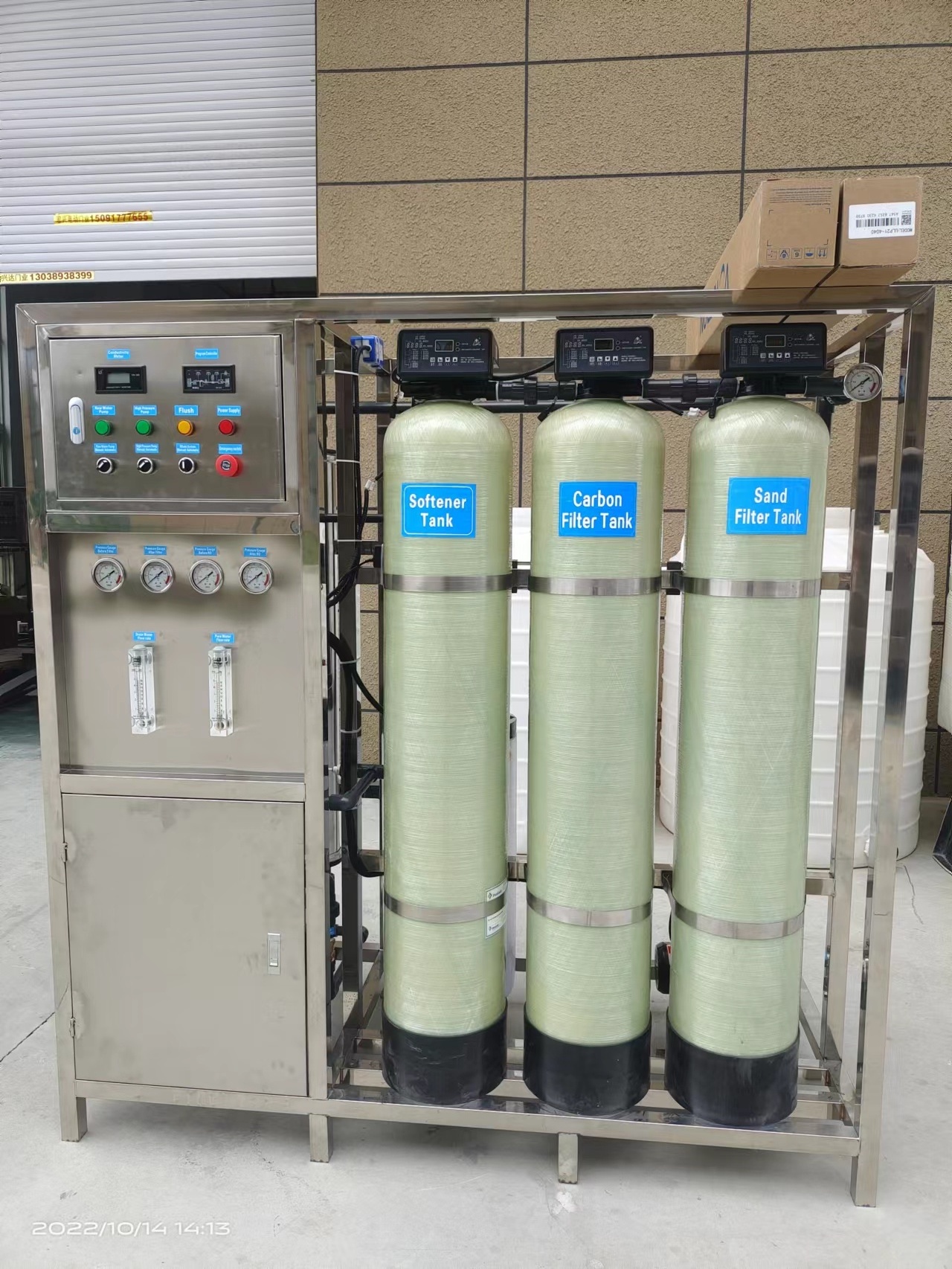 Hot Sales 500LPH 98% Desalination Rate RO Plant Reverse Osmosis Water Purification Machine Industrial Ro Unit