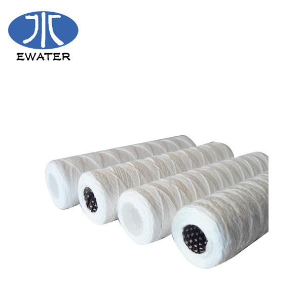 Water Treatment Tanks Sediment Filter PP Yarn String Wound Cartridge