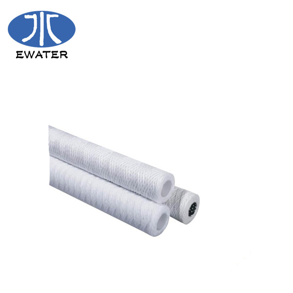 Water Treatment Tanks Sediment Filter PP Yarn String Wound Cartridge