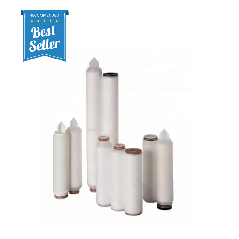 Wholesale PP Pleated Cartridge Filter PP Membrane Filter High Flow