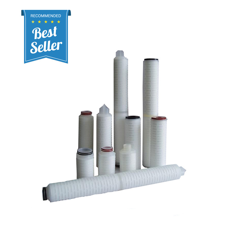 Wholesale PP Pleated Cartridge Filter PP Membrane Filter High Flow