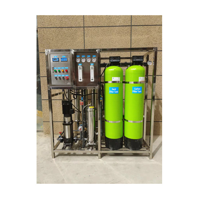 Remote Control 1000LPH/6000GPD Ro Water Treatment Equipment Plant with PLC Touch Screen  For Sale