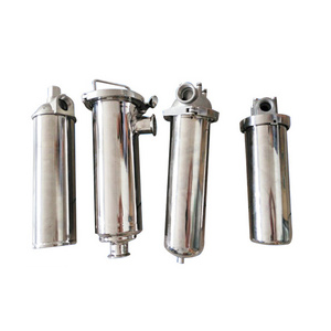 SS304/SS316 Single Stage stainless steel water filter cartridge 20 inch filter housing