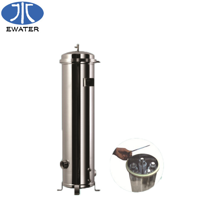 China Manufacturer Stainless Steel Multi Cartridge Filter Housing For Ro Water Filter