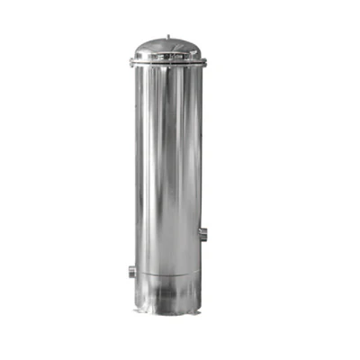 40 Inch Precision Water Filter Housing Multi Cartridges Stainless Steel 304 Filter Housing