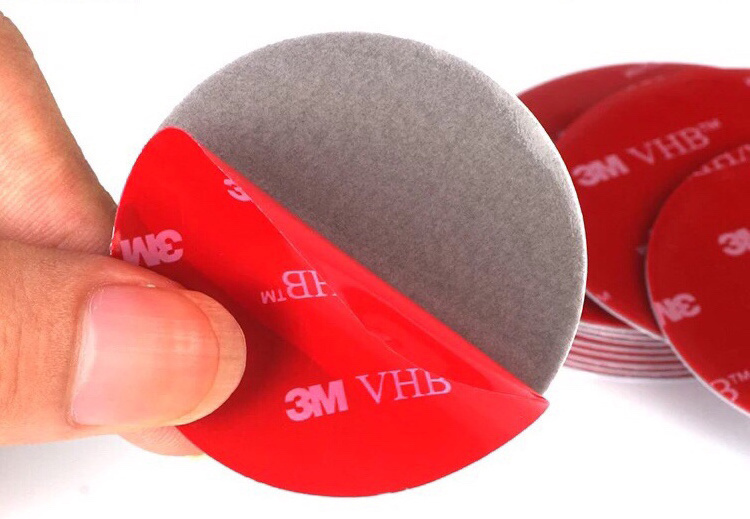 Clear Double Sided Solvent Adhesive Acrylic Foam Tape Die Cutting Circle Dot