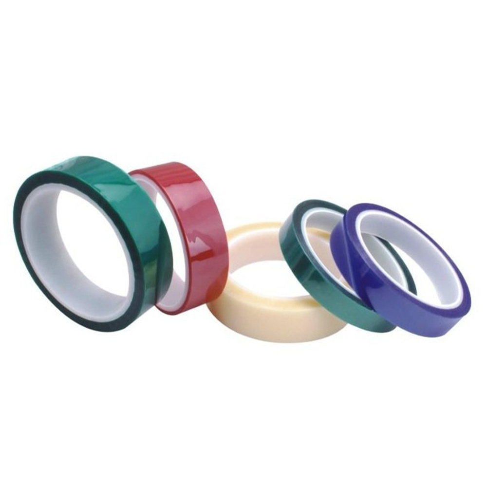 High Temperature Green Silica Adhesive Tape Heat Resistant PET Masking Powder Coating Tape